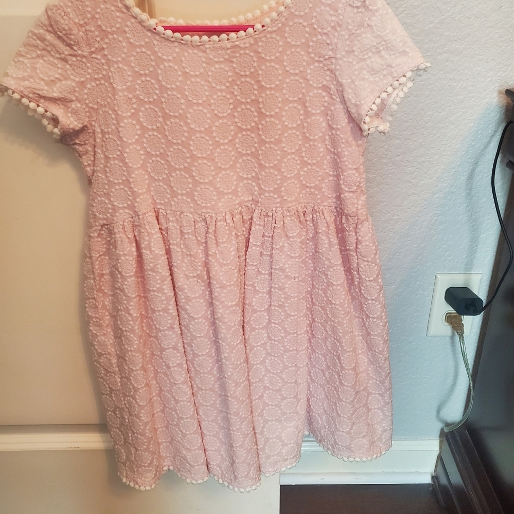 Girls, 4t pink dress for Easter or summer.